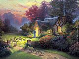 The Good Shepherd's Cottage by Thomas Kinkade